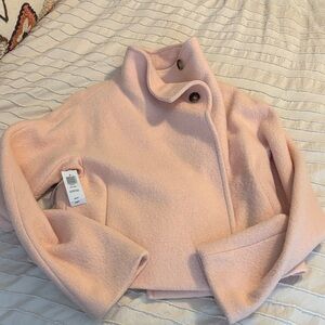 Wilfred Short Blush Pink Pea Coat